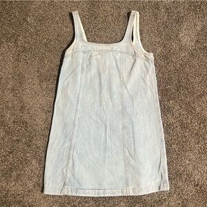 Madewell Denim A-Line Sleeveless Minidress